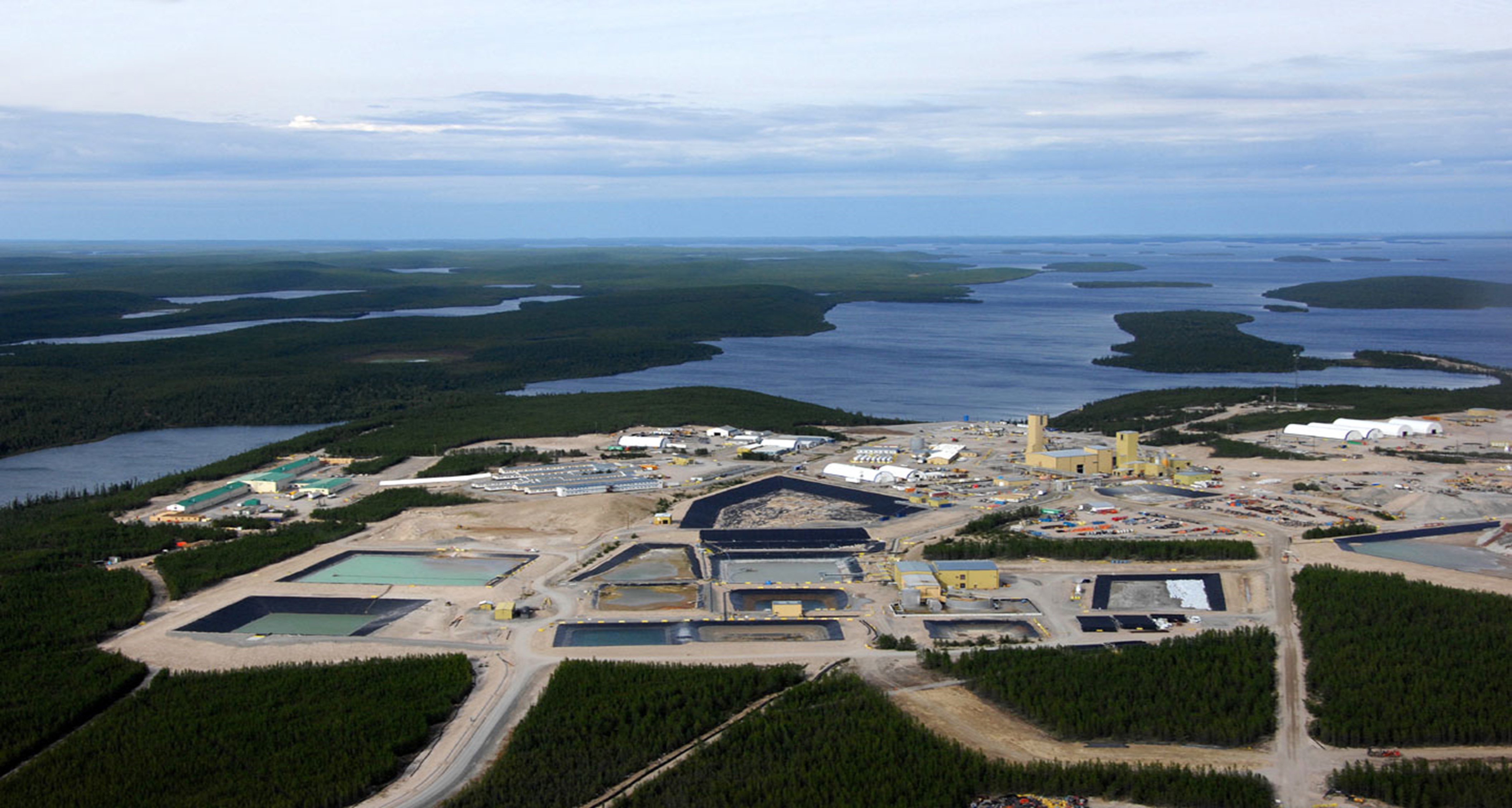 Figure 3.1: Cigar Lake Operation – Aerial view looking north