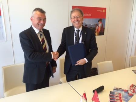 CNSC President Michael Binder and Dr. Hans Wanner, Director General of the Swiss Federal Nuclear Safety Inspectorate