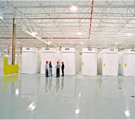 Dry storage containers for used nuclear fuel (HLW)