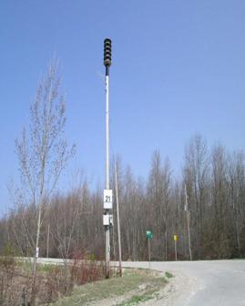 Public alerting siren surrounding the Bruce Nuclear  Generating Station