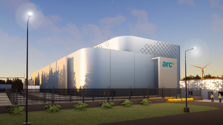 Artistic rendering of an ARC-100 plant