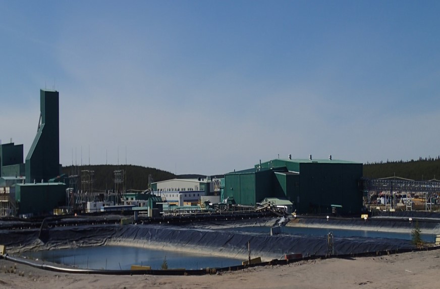 A photograph of a monitoring pond at the McArthur River Operation.
