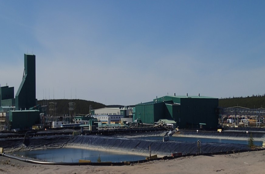 A photograph of a monitoring pond at the McArthur River Operation.