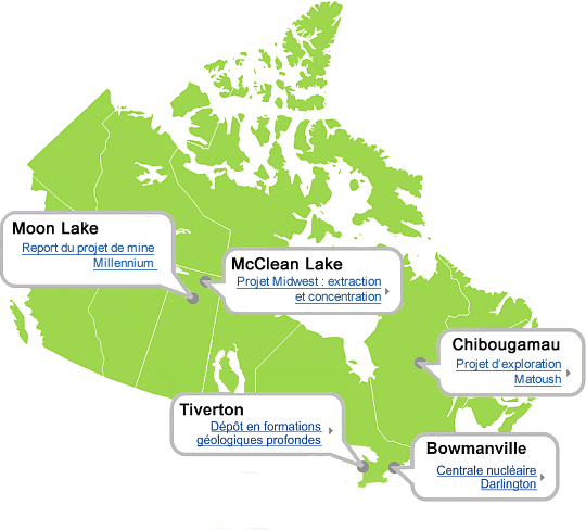 Carte du Canada