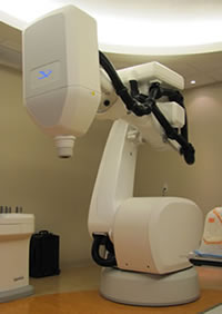Robotic
medical linear accelerator used in cancer treatment