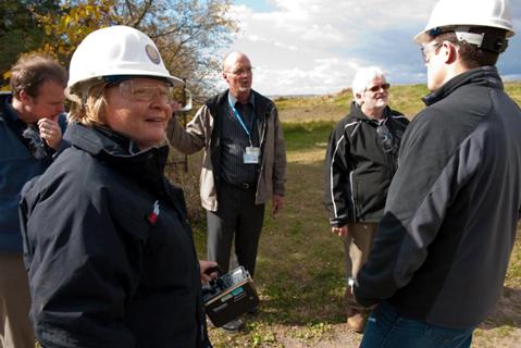 Canadian Nuclear Safety Commission inspectors in Port Hope