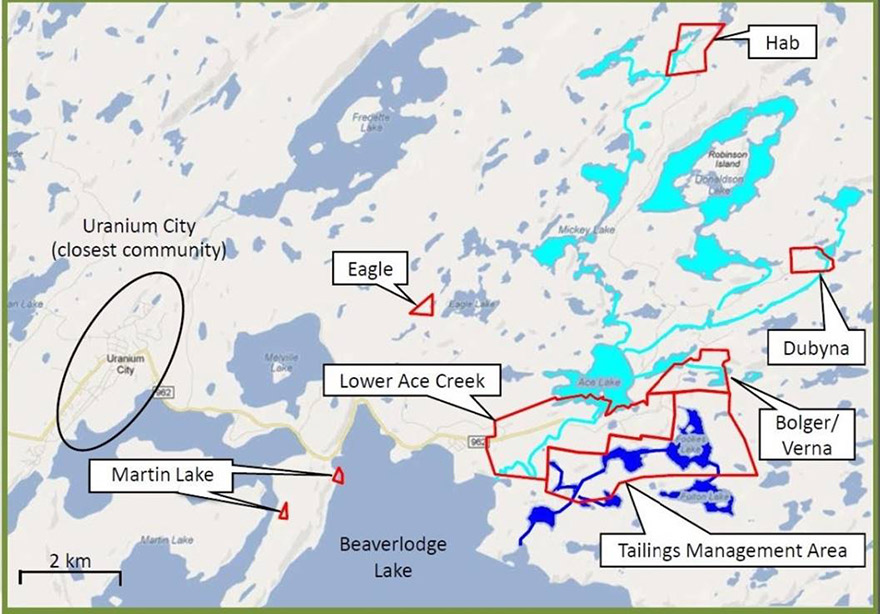 Beaverlodge map