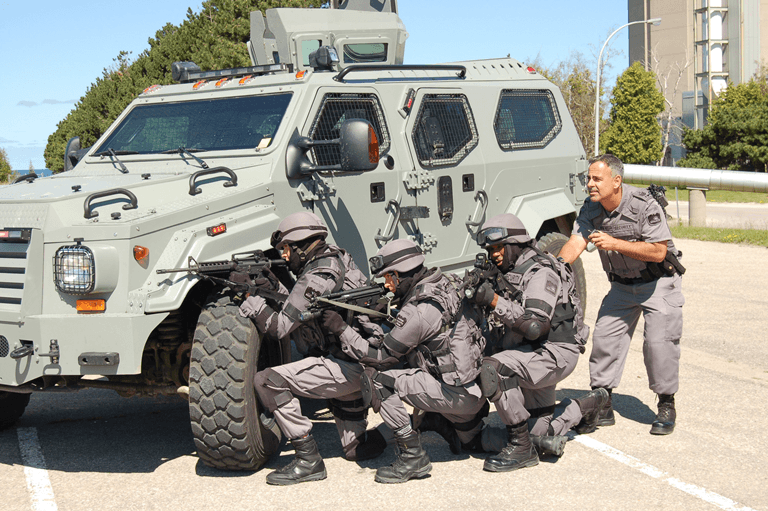 Photo of Bruce Power’s Nuclear Response Force during a training exercise