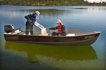Échantillonnage environnemental au lac Key