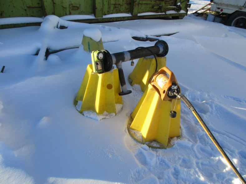 Figure 29: An exposure device being used for material testing (Source: CNSC)