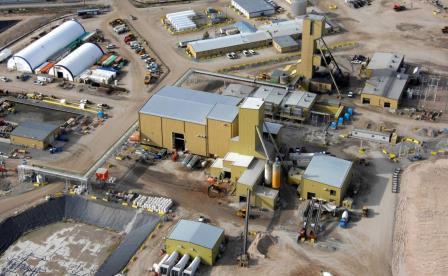 Figure 3-1: View of the Cigar Lake Operation facility 