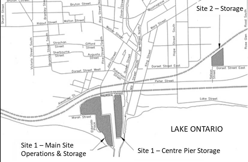 PHCF Site 1 and Site 2 properties, located in the Municipality of Port Hope, ON