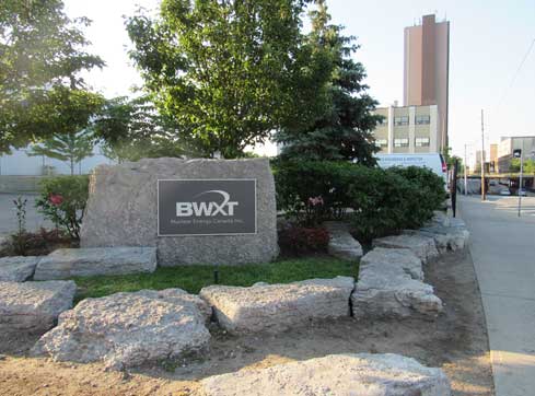 Installation de BWXT à Toronto