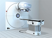This picture shows an image of a cobalt-60 teletherapy unit manufactured by Best Theratronics Ltd.
