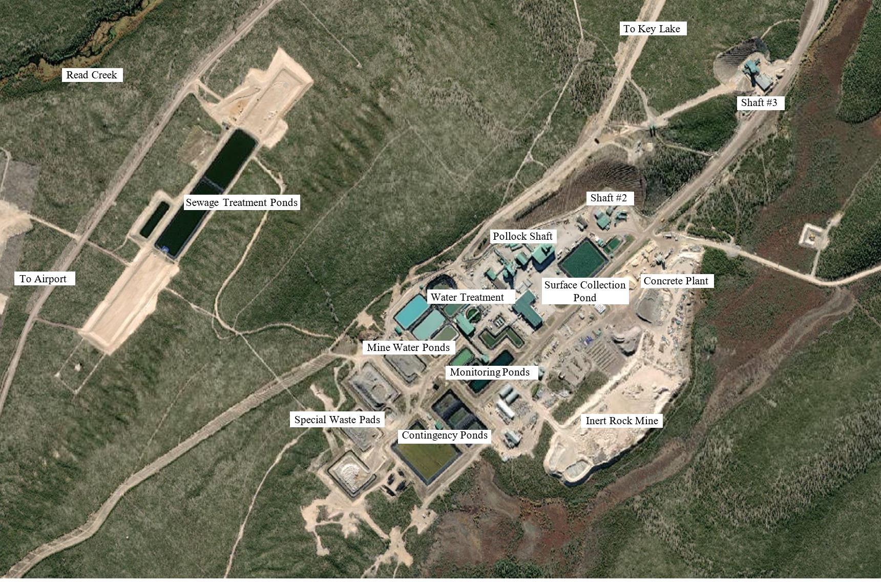 Aerial overview of the McArthur River Operation.