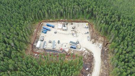 Image du troisième site de forage dans la région d’Ignace-Wabigoon