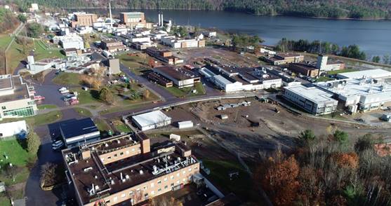 Aerial image of CRL site