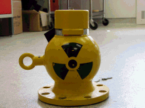 Photograph of an industrial fixed gauge.