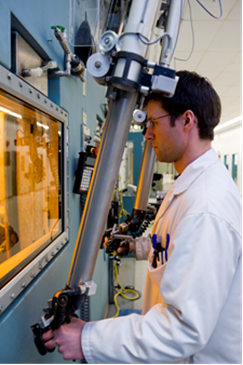 Image of hot cells at the Nordion Manufacturing Facility in Kanata