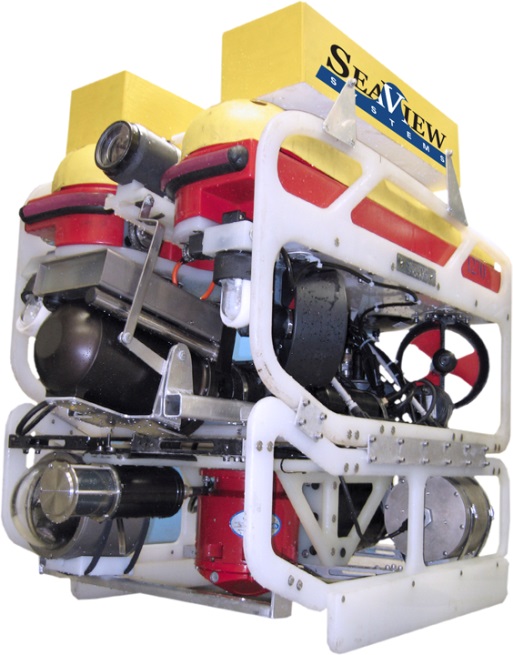 Text Box: Figure 3 : Robot Seaeye Falcon DR ROV muni d’un sonar, utilisé à la mine de Cigar Lake de Cameco, en Saskatchewan