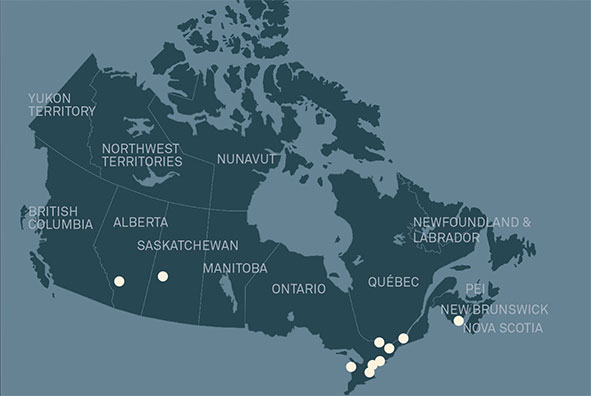 Map of Canada