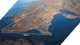 Aerial Photo 2002 of the Port Radium Mine