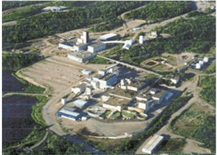 Aerial View of the Stanleigh Mine Site Prior to Decommissioning