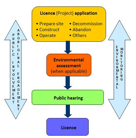 Licensing and EA processes for geologic repositories