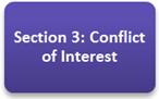 Section 3: Conflict of Interest