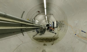 Site d’essai de Grimsel pour la recherche et le développement souterrains, au laboratoire de recherche souterrain de Suisse 
