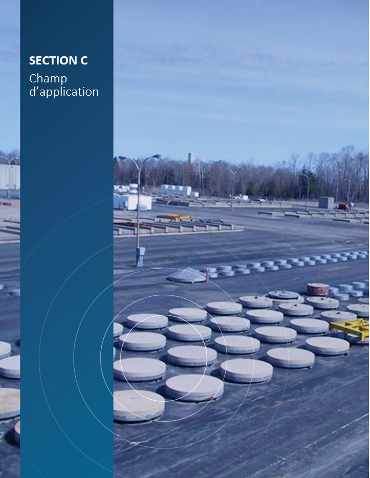 Image de couverture pour la section C, Champ d’application, montrant l’installation de gestion des déchets Western d’Ontario Power Generation